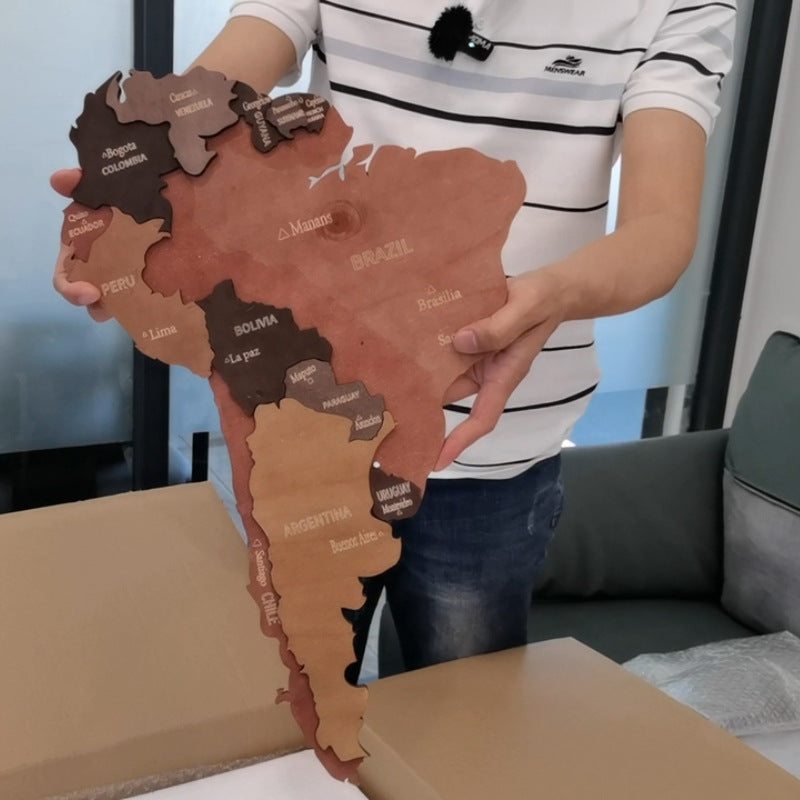 3D World Map - My Home Decor