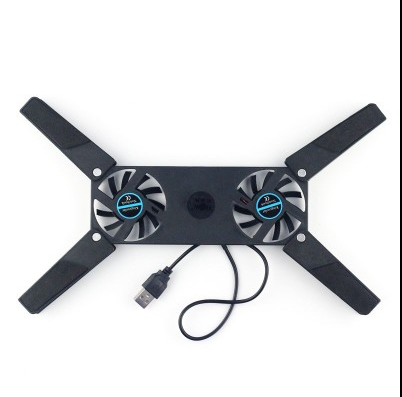 Rotatable USB Cooling Fan Pad 2 Fans Cooler Notebook Cooler Computer USB Fan Stand For 8-14pc Laptop PC Computer Peripherals - My Home Decor