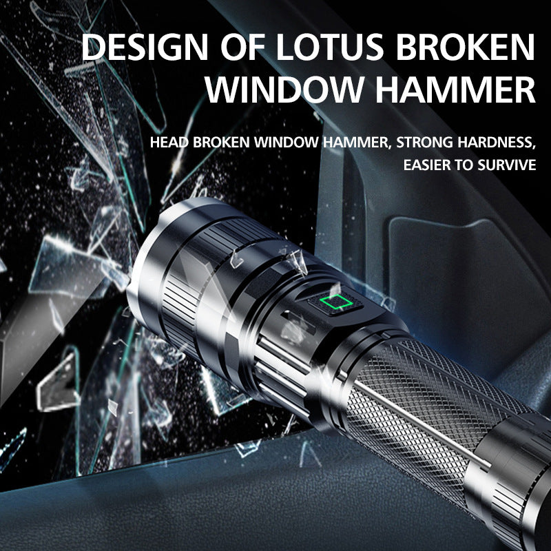 Waterproof Strong Light L2 Portable Long-range LED Rechargeable Flashlight - My Home Decor