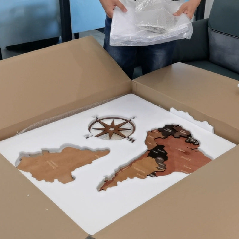 3D World Map - My Home Decor