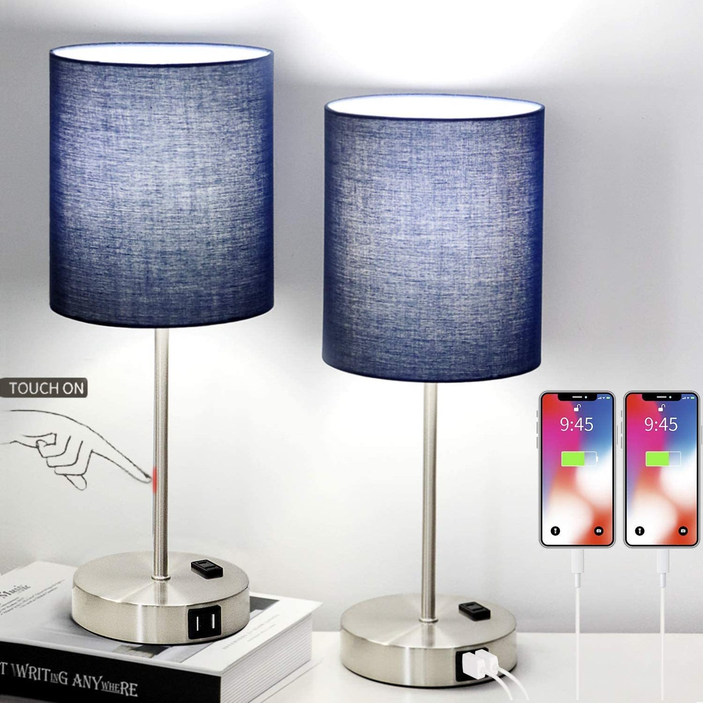 Table Lamp With USB - My Home Decor
