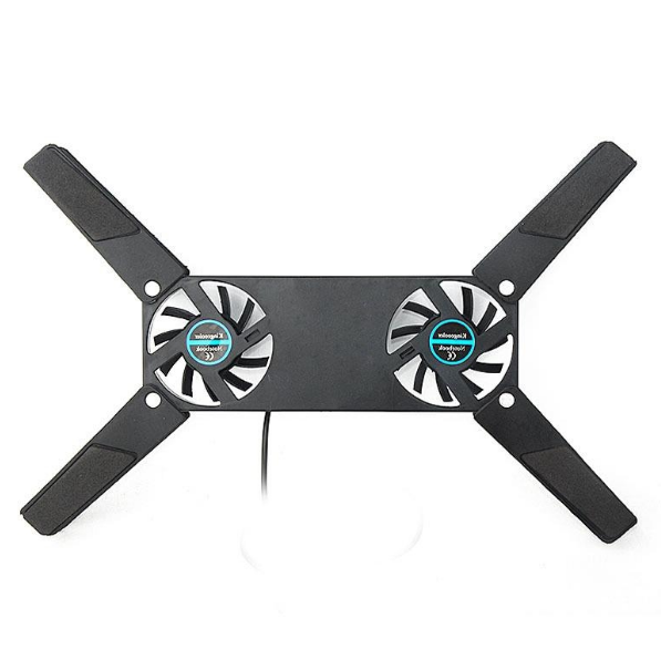 Rotatable USB Cooling Fan Pad 2 Fans Cooler Notebook Cooler Computer USB Fan Stand For 8-14pc Laptop PC Computer Peripherals - My Home Decor