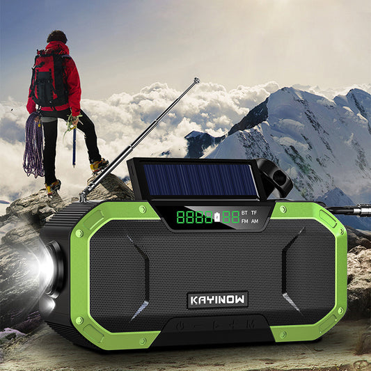 Solar-powered hand radio - My Home Decor