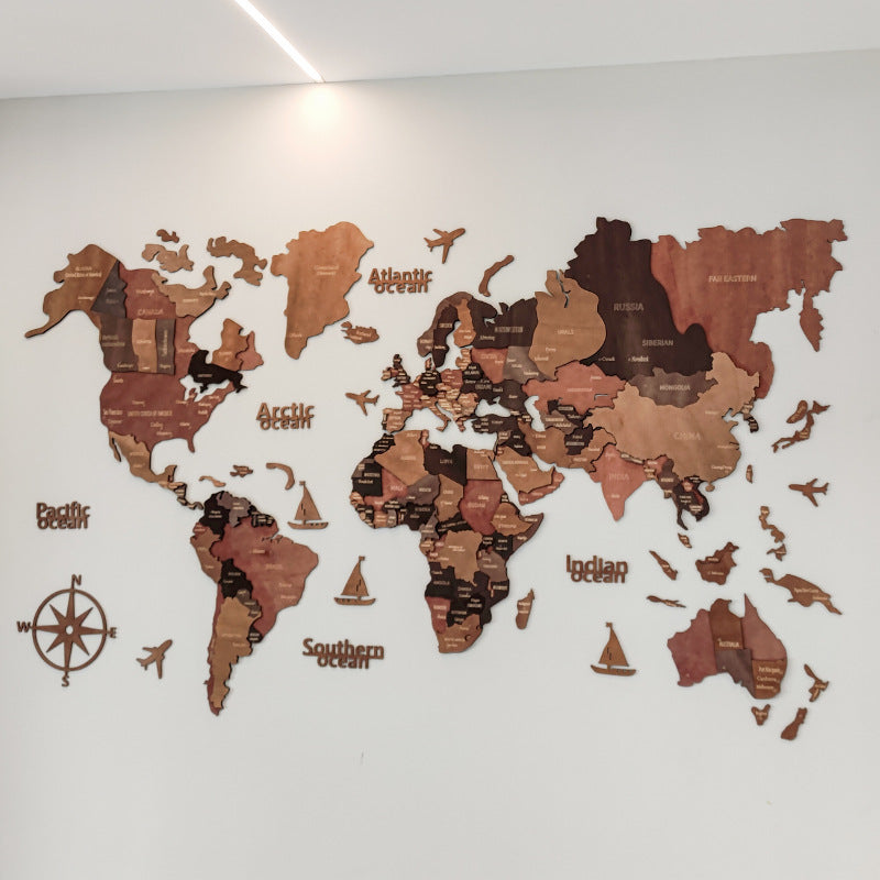 3D World Map - My Home Decor